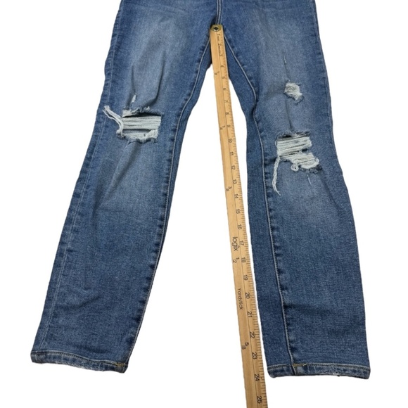 Lovers And Friends Ricky Low Rise Distressed Skinny Jeans Size 27 - Picture 16 of 16